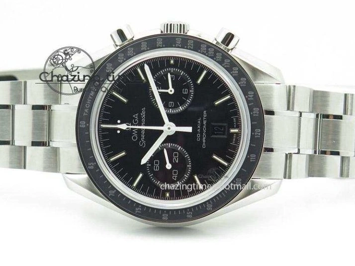 0728 Efficient Speedmaster Professional Moonwatch Chrono AXF Best Edition On SS Bracelet A 8286